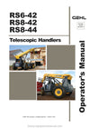 Gehl RS6-42 RS8-42 44 Telescopic Handler Operator Manual 913218C PDF