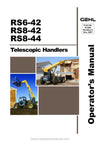 Gehl RS6-42 RS8-42 44 Telescopic Handler Operator Manual 913283A PDF