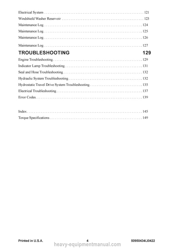Gehl RT105 Compact Track Loader (50950434J) Operator Manual PDF Download