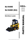 Gehl SL1640E SL1640E EU Skid Steer Loader (917374G) Parts Manual Download PDF