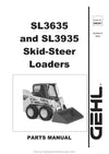 Gehl SL3635 SL3935 Skid-Steer Loader (908267D) Parts Manual Download PDF