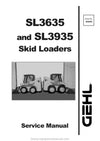 Gehl SL3635 SL3935 Skid Steer Loader (908269) Service Repair Manual PDF Download 