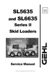 Gehl SL5635 SL6635 Series II Skid Steer Loader Service Repair Manual 907846
