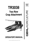 Gehl TR3038 Crop Attachment Operators Manual 904864A 1990