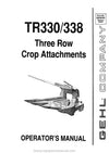 Gehl TR330 TR338 Crop Attachments Operators Manual 904846A 1990