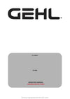 Gehl TX-408 Telehandler (53109862EN) Operator Manual PDF Download