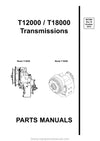 Gehl Transmission T12000 T18000 Parts Manual 907368B