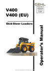 Gehl V400 Skid-Steer Loader (50950004C) Operator Manual PDF Download