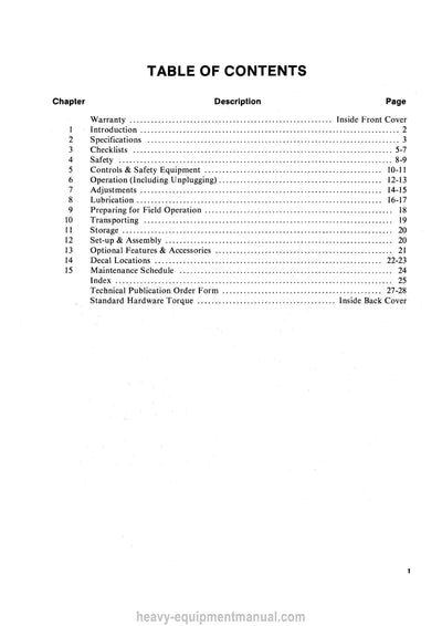 Gehl 113 Manure Spreader Operator Manual 903737A PDF Download