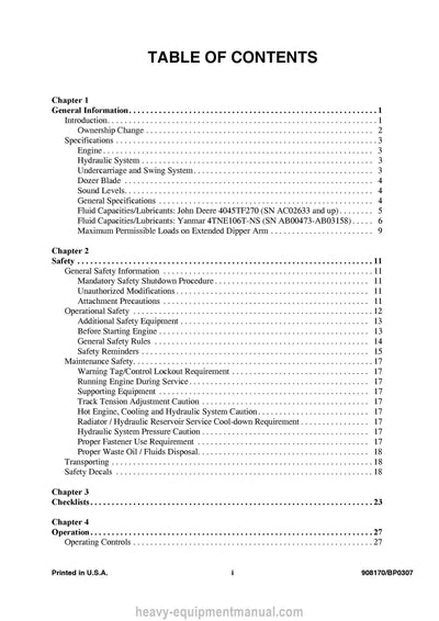 Gehl 1202 Compact Excavator Operator Manual 908170B PDF Download