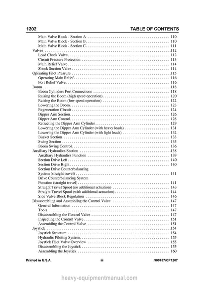 Gehl 1202 Compact Excavator Service Repair Manual 909767-C