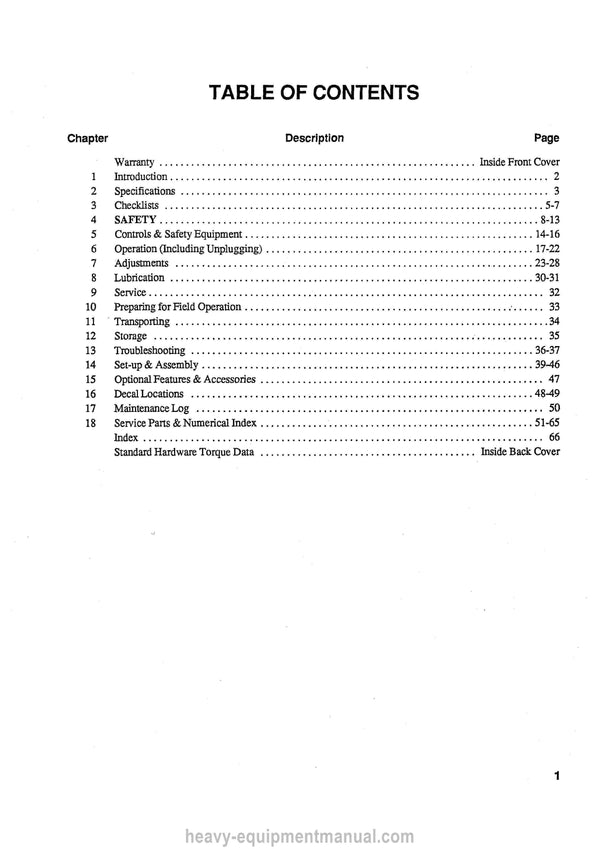 Gehl 135 Manure Spreader Parts Manual Download PDF