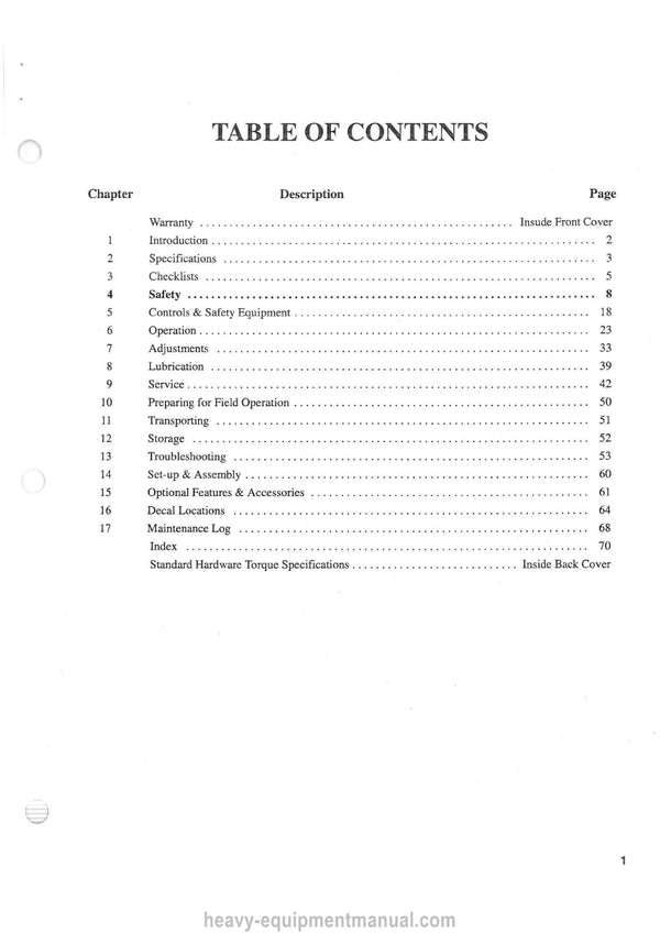 Gehl 170 Roller Mixer Operator Manual 906593 - PDF Download