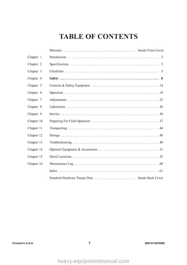 Gehl 2412 Disc Mower Conditioner Operators Manual 908151A 2000