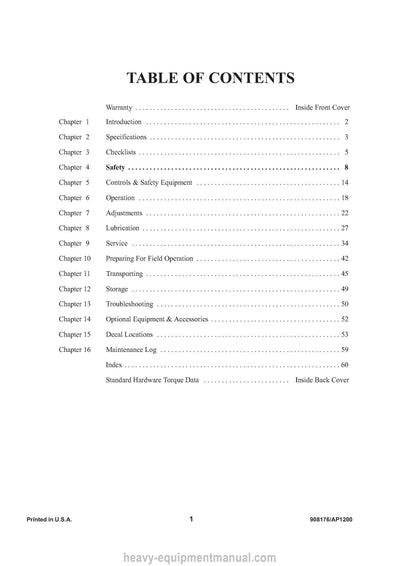 Gehl 2415 2418 Disc Mower Conditioner Operators Manual 908176A 2000