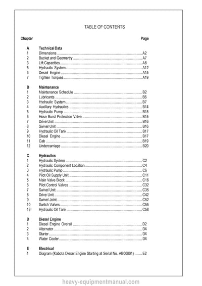 Gehl 253 303 353 373 Compact Excavator Service Repair Manual 918148A