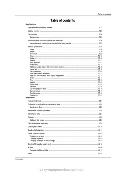 Gehl 280 All-Wheel-Steer Loader (918114A) Service Repair Manual PDF Download