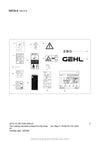Gehl 280 Wheel Steer Loader (918113) Parts Manual PDF Download