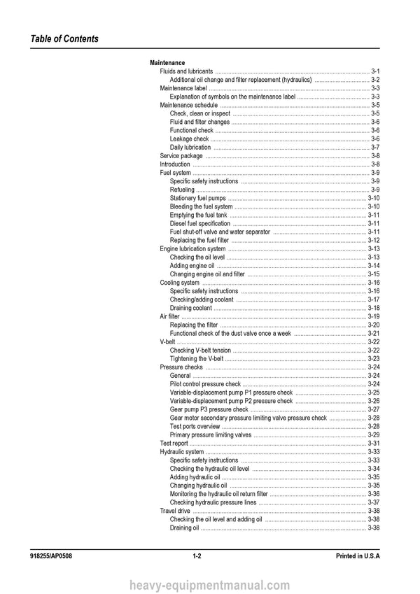 Gehl 283Z Compact Excavator Service Repair Manual 918255-A