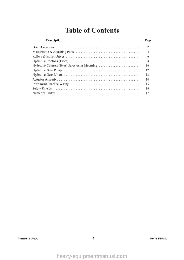Gehl 3200 Rectangular Bale Thrower Service Parts Manual 904783A 1992