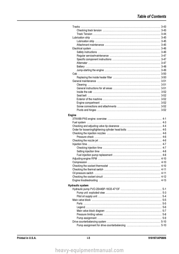 Gehl 383Z Compact Excavator Service Repair Manual 918197A