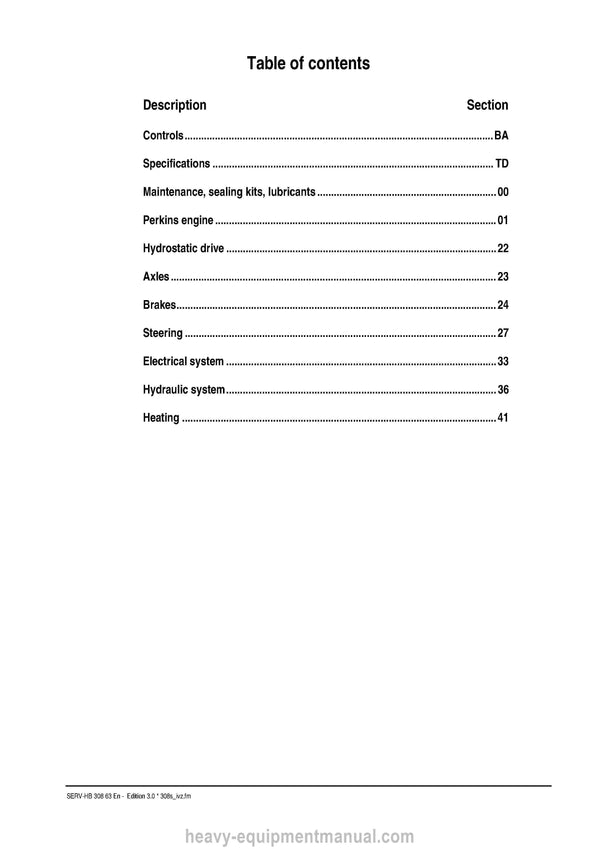 2013 Gehl 418 418T Series II Wheel Loader (50940186) Service Manual PDF Download