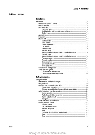 Gehl 418 Series II Wheel Loader Operator Manual 909877A PDF Download