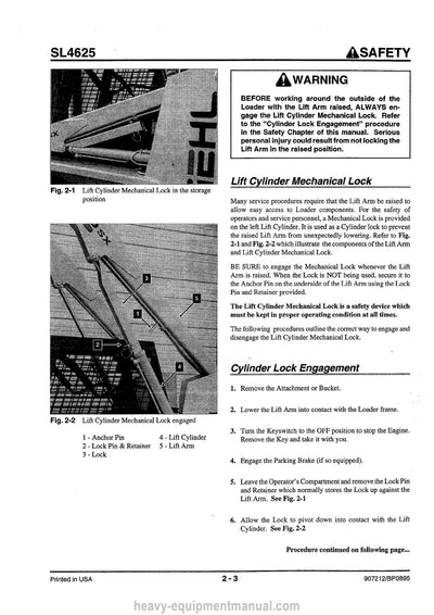 Gehl 4625 Skid Steer Loader (907212) Service Repair Manual PDF Download
