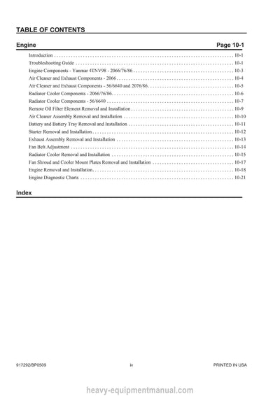 Gehl 5640E 6640E Skid Steer Loader Service Repair Manual 917292B