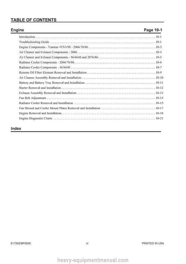 Gehl 5640E 6640E Skid Steer Loader Service Repair Manual 917292B