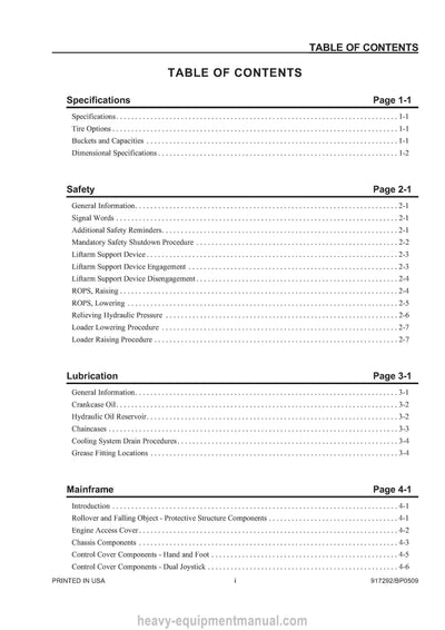 Gehl 5640E 6640E 2066 2076 2086 Skid Steer Loader Service Manual 917292B 2009