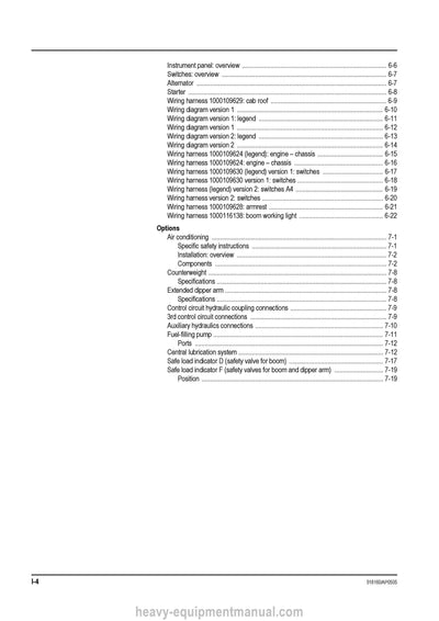Gehl 603 Compact Excavator Service Repair Manual 918160A