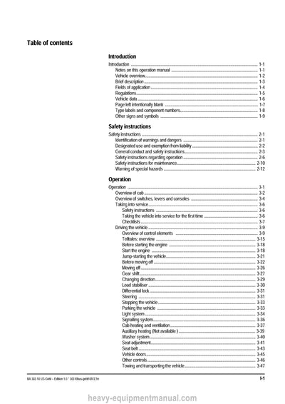 Gehl 721T Wheel Loader Operator Manual 909887A PDF Download