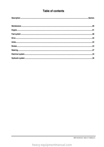 Gehl 721 721T Wheel Loader (50940188A) Service Repair Manual PDF