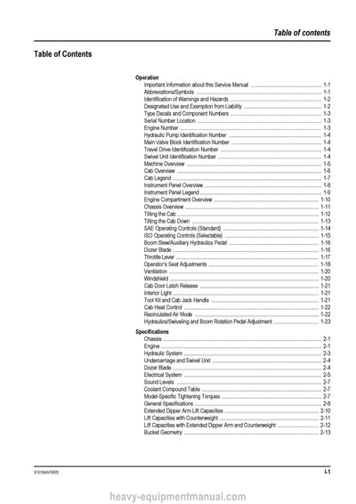 Gehl 753Z Compact Excavator Service Repair Manual 918164