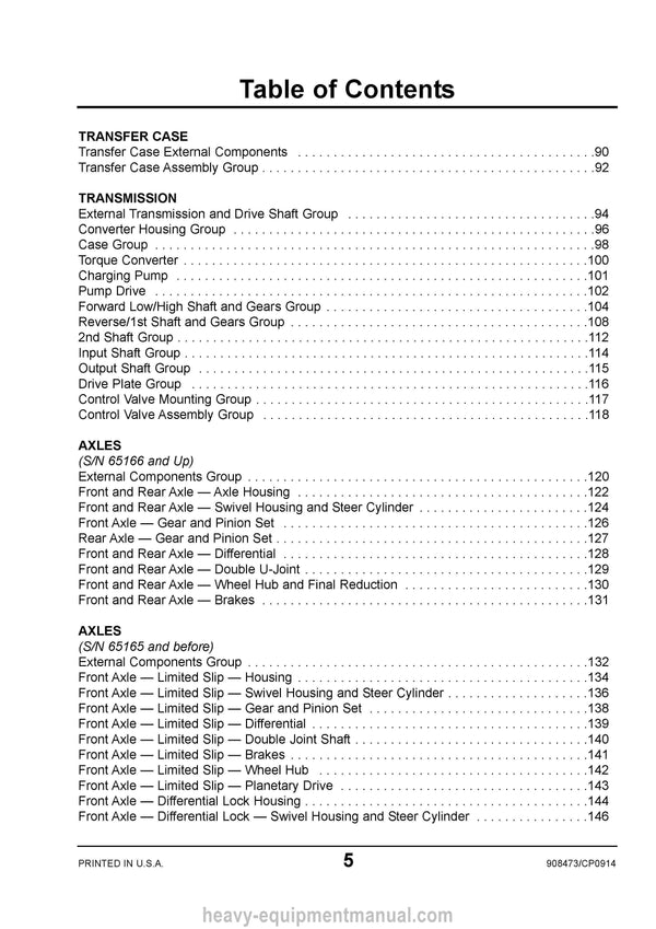 Gehl AL-730 Telescopic Loader (908473C) Parts Manual PDF Download
