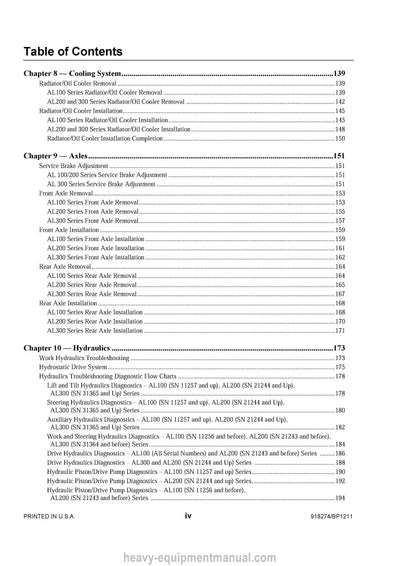 Gehl AL440 AL540 Articulated Loader (918275-B) Service Repair Manual