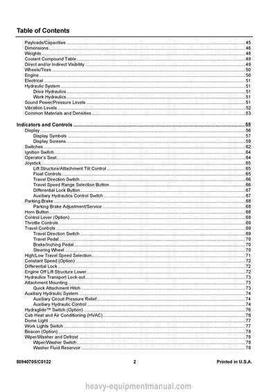 Gehl AL550 Articulated Loader (50940705C) Operator Manual PDF Download
