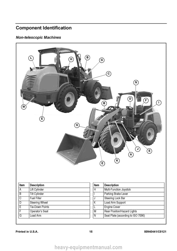 Gehl 650 750 T750 Articulated Loader (50940441-C) Service Repair Manual PDF