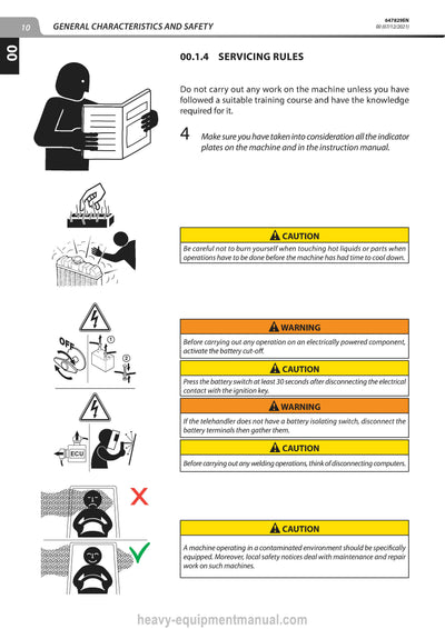 Gehl ALT 950 145 V PLUS D ST4 S1 Telescopic Articulated Loader Service Repair Manual 647829
