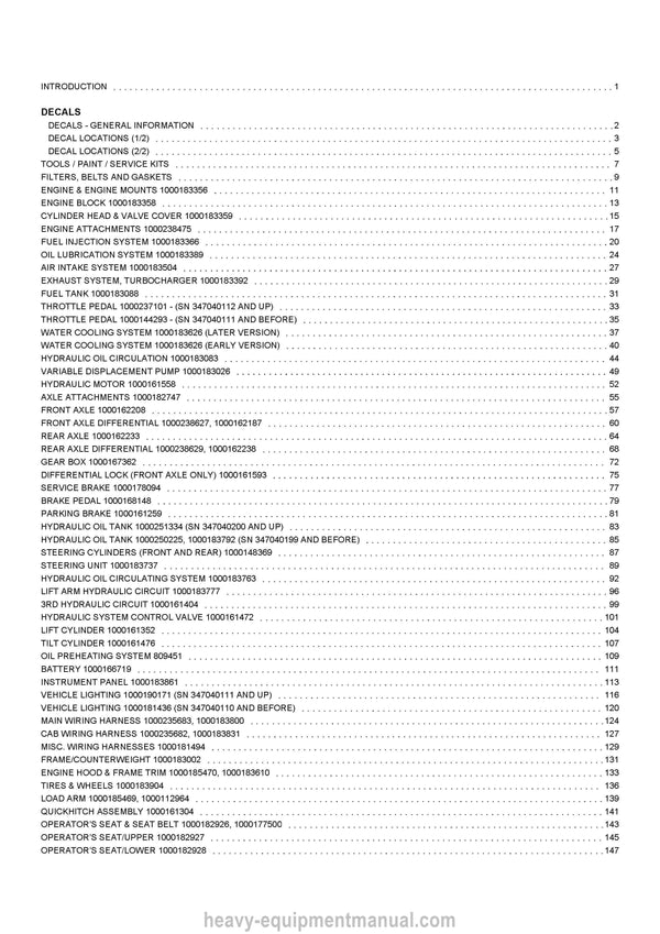 Gehl AWS46 Parts Manual 918266 2012