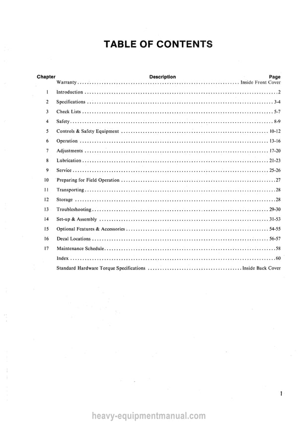 Gehl BU960 Forage Box Operators Manual 902995A