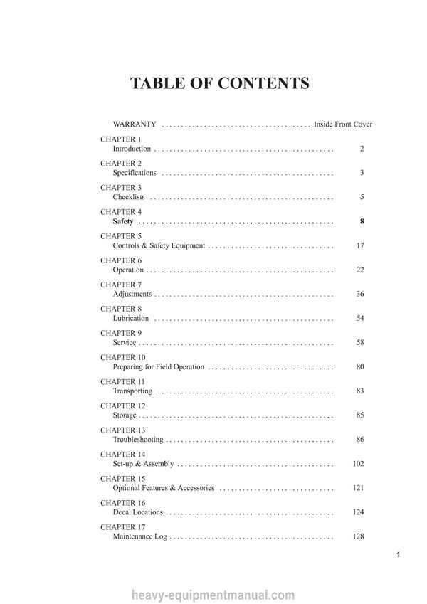 Gehl CB 1060 SN 8501 and Up CB 1065 SN 8501 and Up Forage Harvesters Operators Manual 907051A 1993