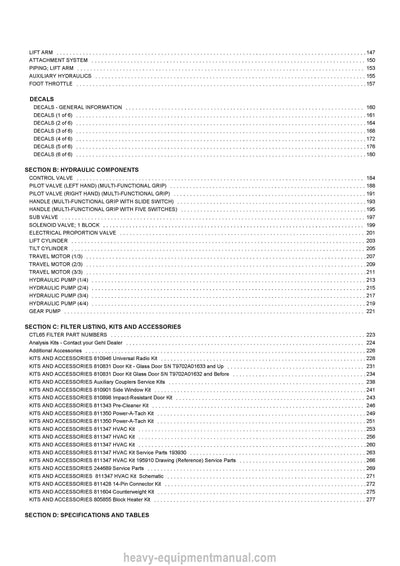 2011 Gehl CTL65 Compact Track Loader (917294) Parts Manual PDF Download