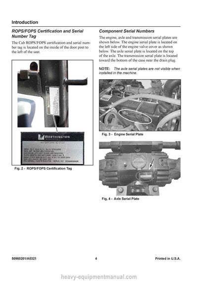 Gehl DL11-44/55 GEN:3 DL12-40/55 GEN:3 Manitou MTA 12055 Series 3 Telescopic Handler Service Manual 50960201-A