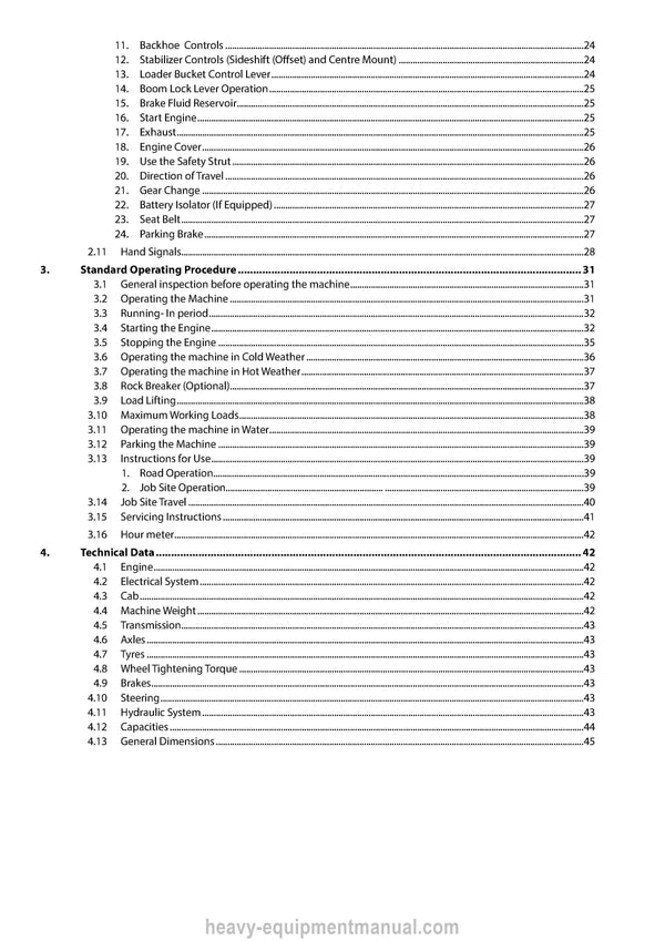 Gehl GBL-X-920 Backhoe loader (53112680EN) Operator Manual PDF Download