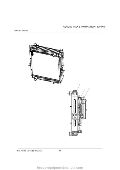 Gehl GBL X 900 Backhoe Loader Parts Manual 53112217B 2022