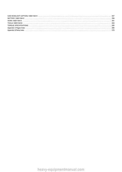 2007 Gehl GE502 Compact Excavator (918040) Parts Manual PDF SN AB00473 and Up
