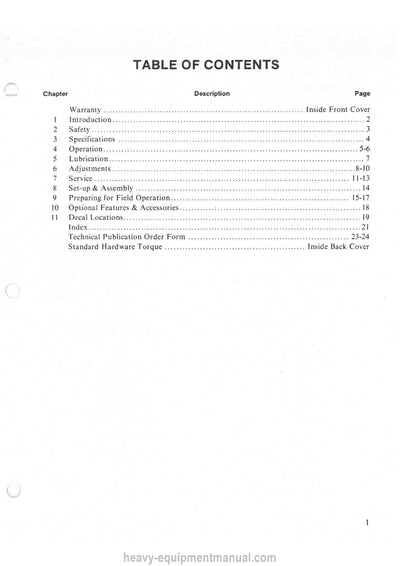 Gehl HA1100 Hay Attachment Operators Manual 903623A