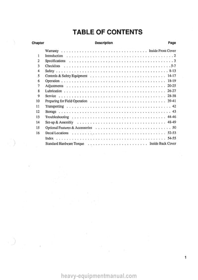 Gehl MC2140 MC2170 Mower Conditioner Operators Manual 904985A 1990